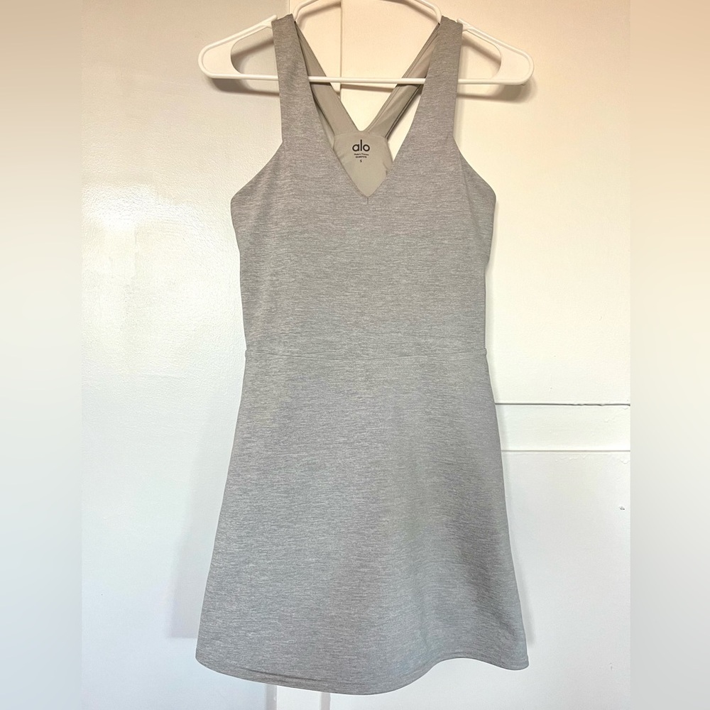 Alo Airbrush Real Dress Heather Grey